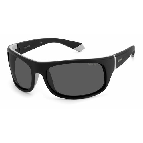 фото Солнцезащитные очки polaroid, прямоугольные, спортивные, с защитой от уф, поляризационные, черный