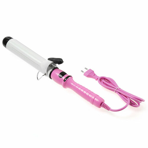 Уценка Плойка Luazon LW-04 50 Вт керамическое покрытие d38 мм 180С розовая 115500₽