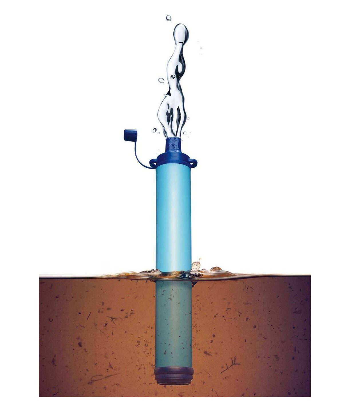Фильтр-трубочка реплика LifeStraw/очистка воды/питьевая вода/походный фильтр/от бактерий/без примесей/переносной/на природу/компактный/карманный