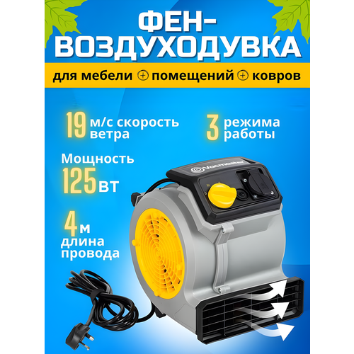 Воздуходувка фен для ковров и мебели