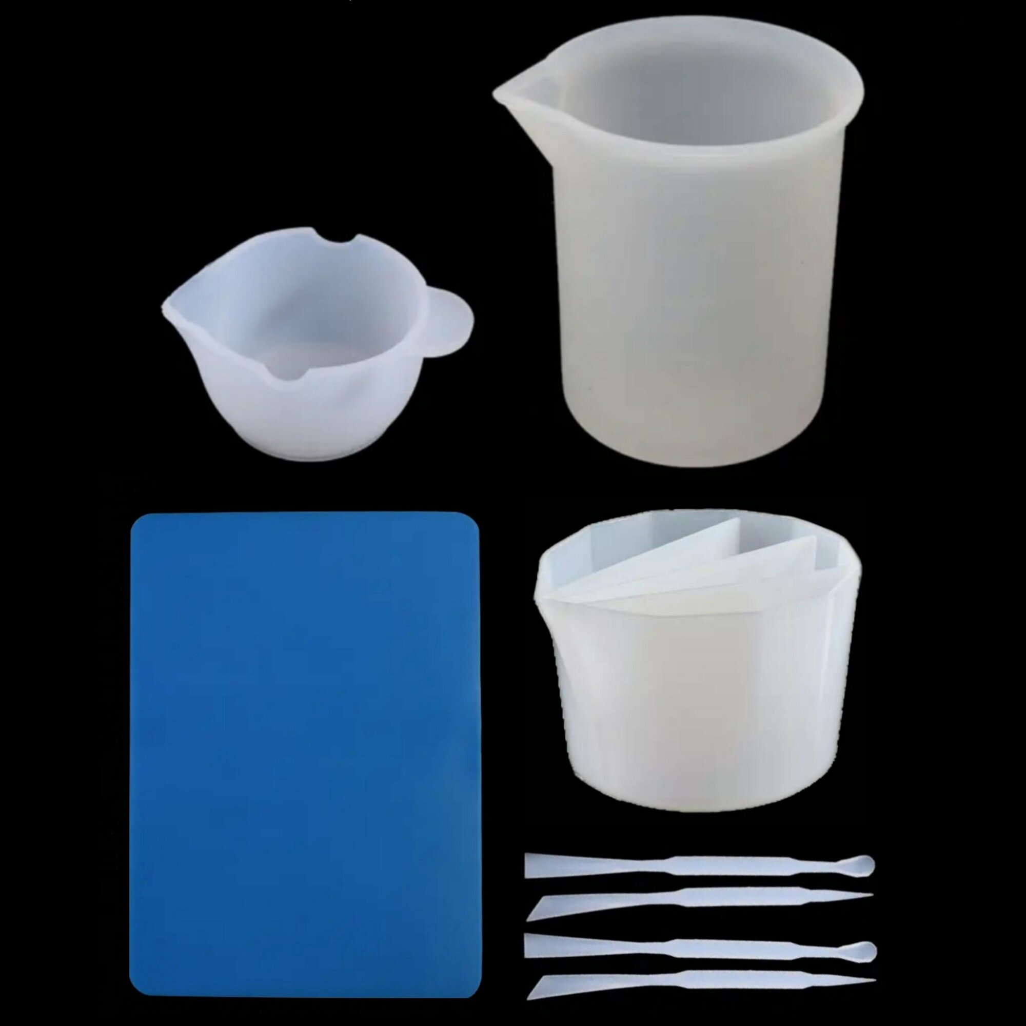 фото Набор для работы со смолой / молд / силиконовый стаканчик