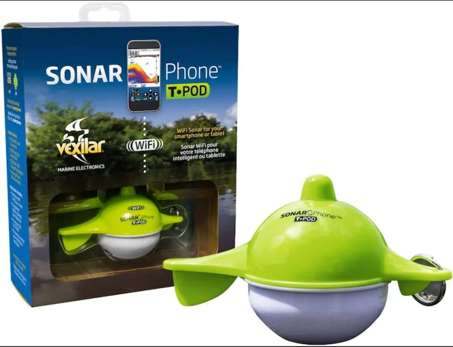 Vexilar Sonar Phone SP100 Т-POD беспроводнои Wi-Fi эхолот