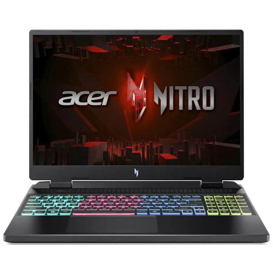 Ноутбук Acer Nitro AN16-41-R11K, 16" (1920x1200) IPS 165Гц/AMD Ryzen 5 7640HS/16ГБ DDR5/256ГБ SSD/GeForce RTX 4050 6ГБ/Без ОС, черный (NH. QLKCD.004)