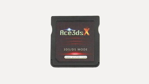 Изображение товара Картридж Ace3dsX, для Nintendo 3DS, пластик, в черном цвете, 1 шт.