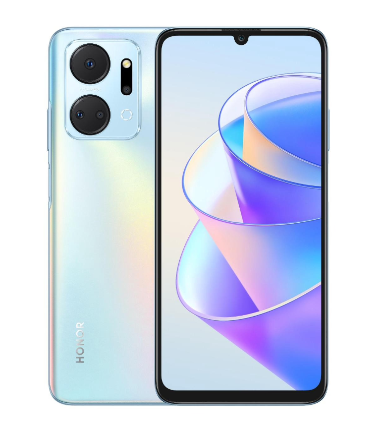 Смартфон HONOR X7a Plus 6/128 ГБ, Dual nano SIM, титановый серебристый