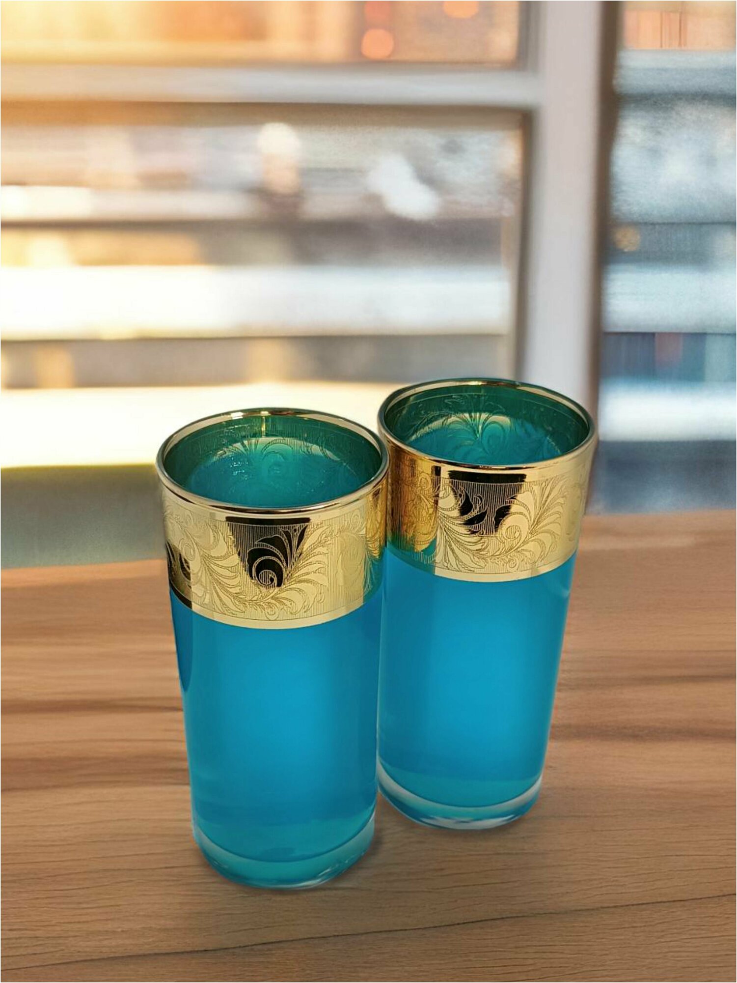 Подарочный набор стаканов с алмазной гравировкой для коктейлей/воды/сока/смузи PPROMSIZ перфетто, 290 мл, 6 шт.