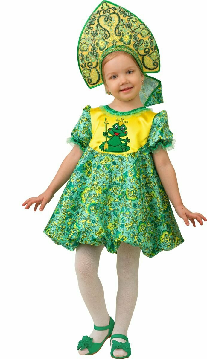 Детский карнавальный костюм Царевна-Лягушка Батик, рост 110 см