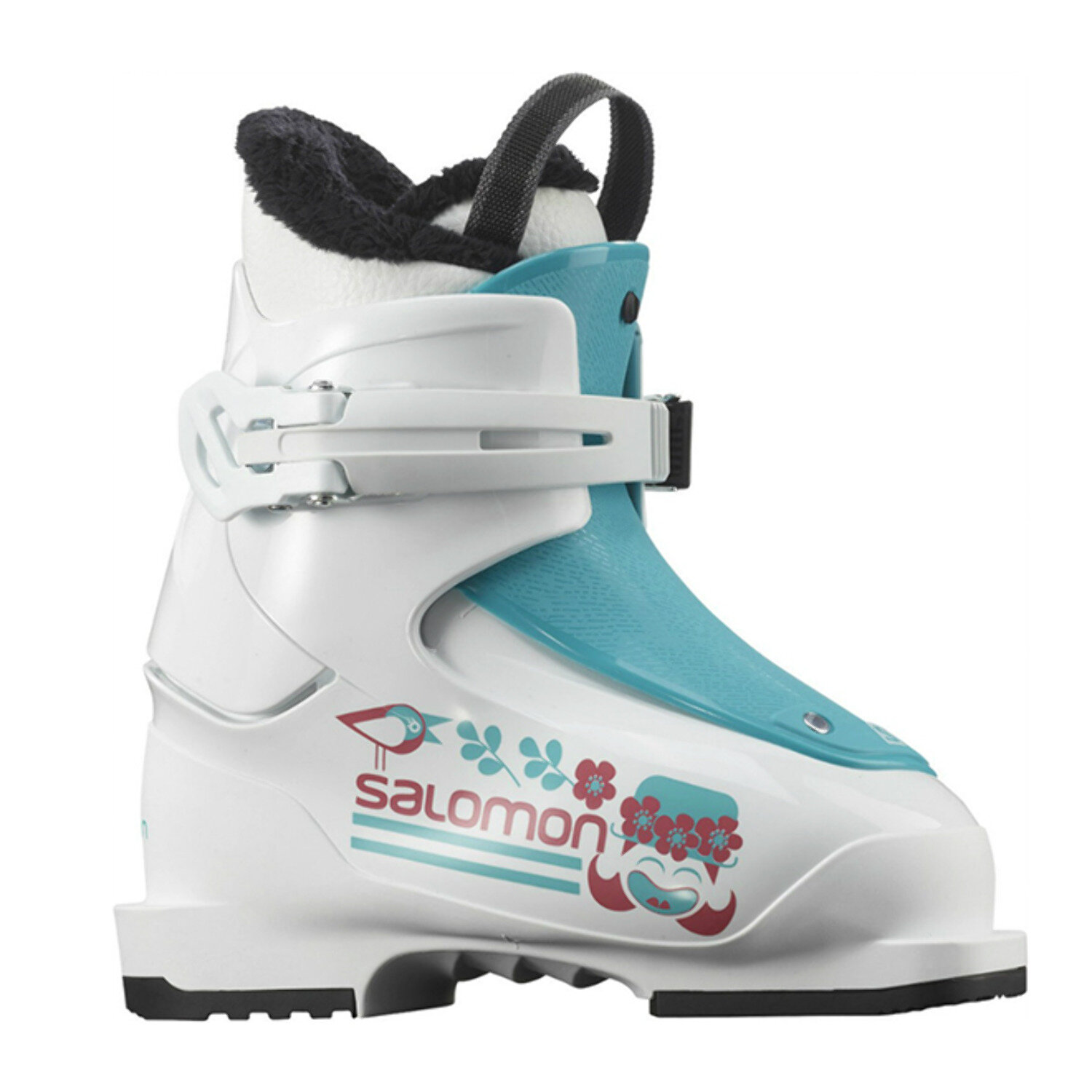 Горнолыжные ботинки Salomon T1 Girly White/Scuba Blue 21/22