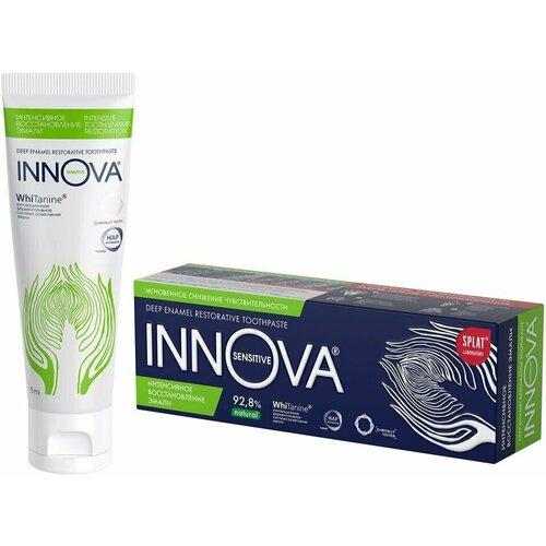Innova / Зубная паста Innova Sensitive Интенсивное восстановление эмали 75мл 3 шт