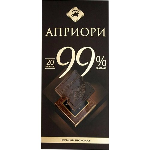 Шоколад Априори Горький 99% 100г