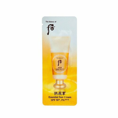 Солнцезащитный крем для лица The History of Whoo SPF50+, 1 мл (комплект из 27 шт)