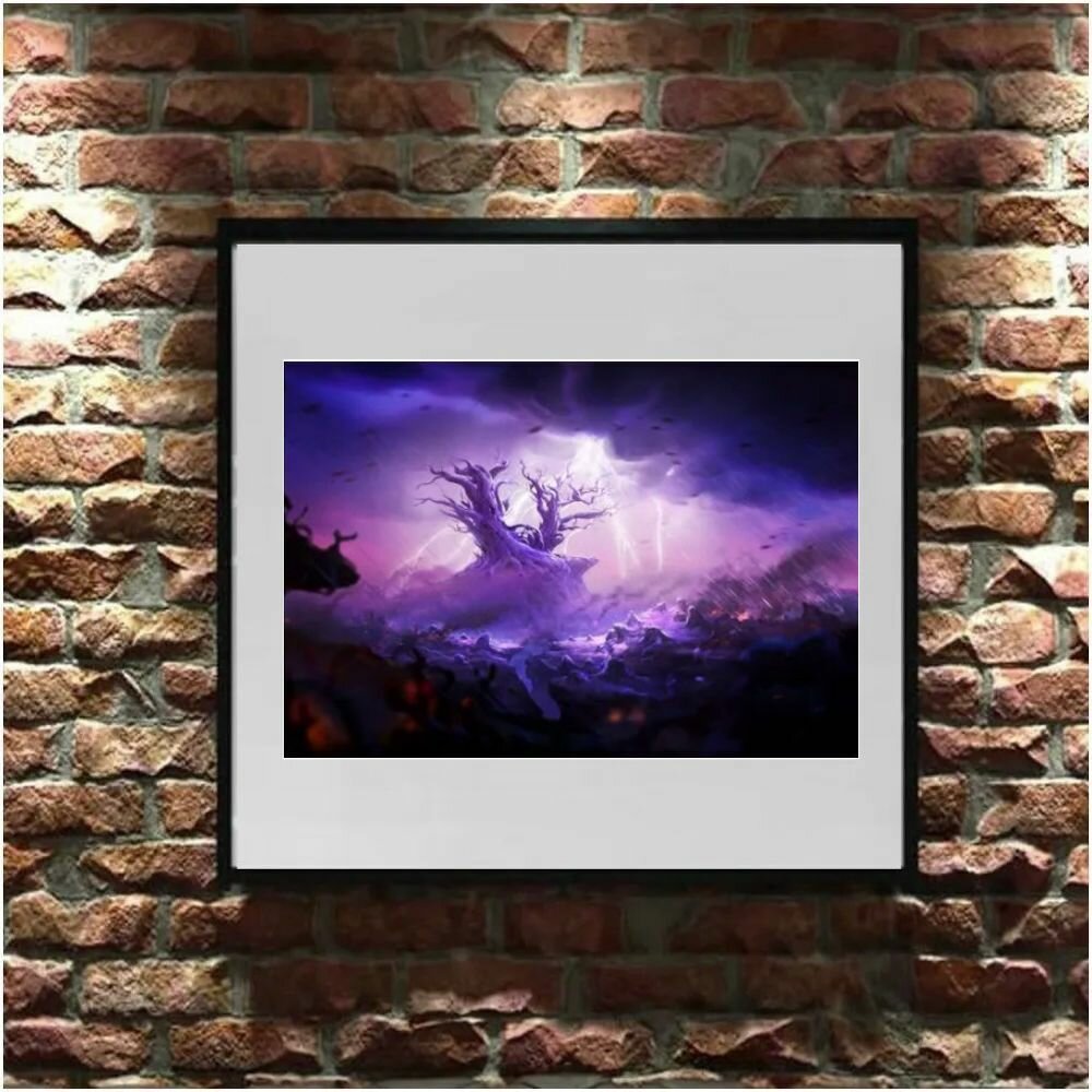 Постер "ori and the will of the wisps intro" от Cool Eshe из коллекции "Креатив", плакат на стену А3