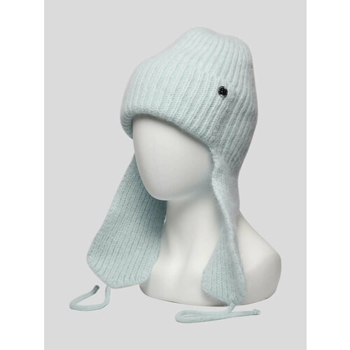 фото Шапка ушанка vitacci, размер onesize, голубой