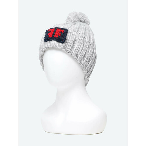 фото Шапка vitacci, размер onesize, серый