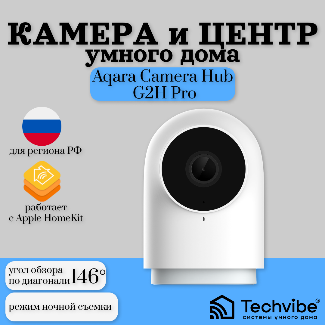 Камера видеонаблюдения IP Aqara Camera Hub G2H Pro 4-4мм цв. корп.:белый (CH-C01) - фото №19