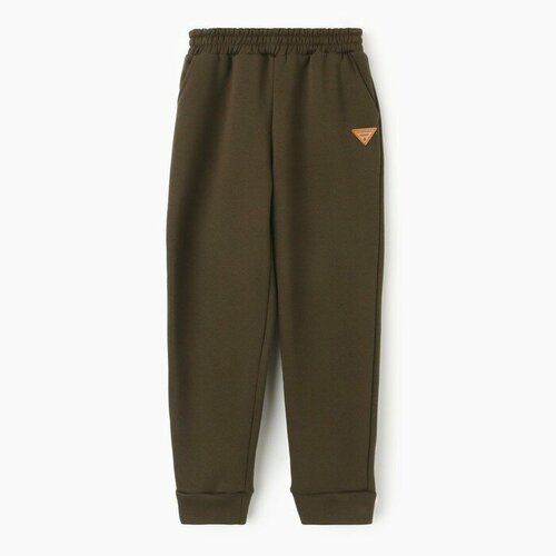 фото Брюки let's go, размер 42/158, зеленый