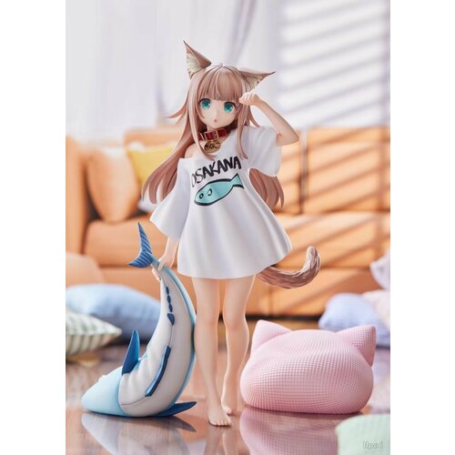 Аниме фигурка сексуальная девушка (Skytube GOLDENHEAD My Cat Girl Morning Anime Girl PVC Action Figure ) skytube sexy girl 26cm swallow taile coat racing girl ver you want to try it illustration by pvc action figure japanese anime