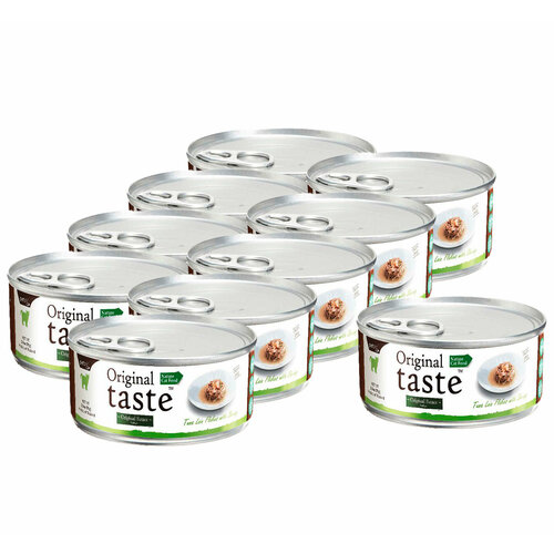 Pettric Original Taste влажный корм для кошек с тунцом и креветкой в соусе - 70 г x 10 шт.
