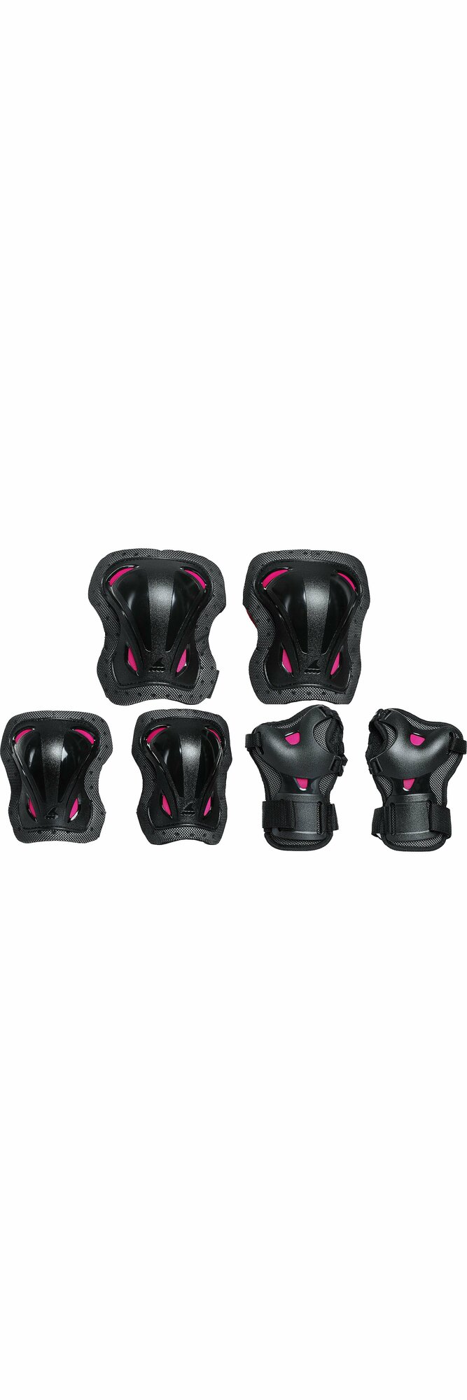 Комплект защиты для роликов Rollerblade Skate Gear W 3 Pack Black/Raspberry (US: L)