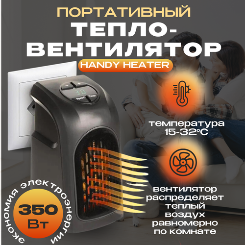 портативный обогреватель handy heater с пультом Тепловентилятор Handy Heater - портативный обогреватель