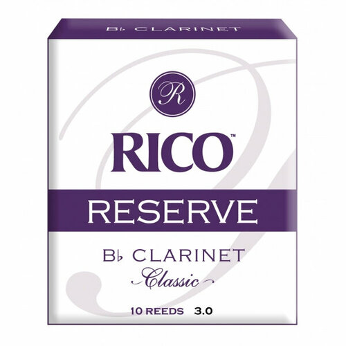 Трости для кларнета Rico Reserve Classic №3 Bb (10 шт)