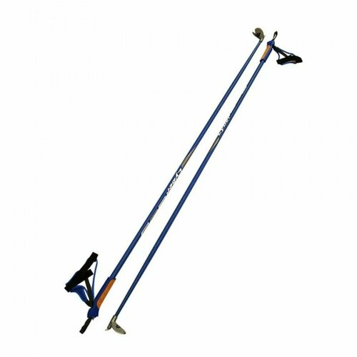 Лыжные палки STC Cyber Blue, гибридные, 135 см