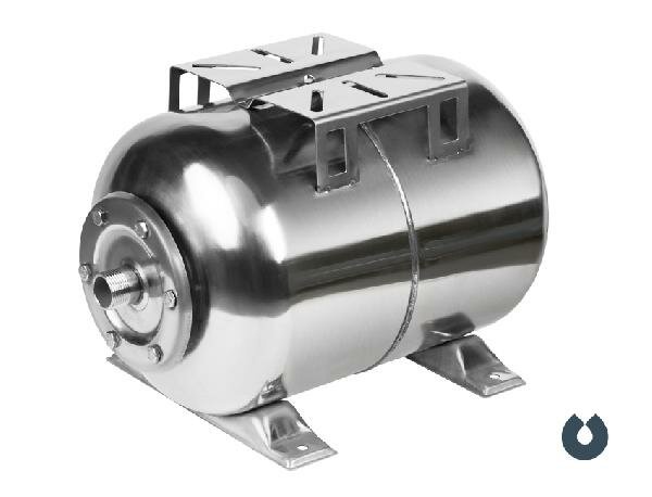 Гидроаккумулятор UNIPUMP 50 л (нерж.) горизонтальный 86832