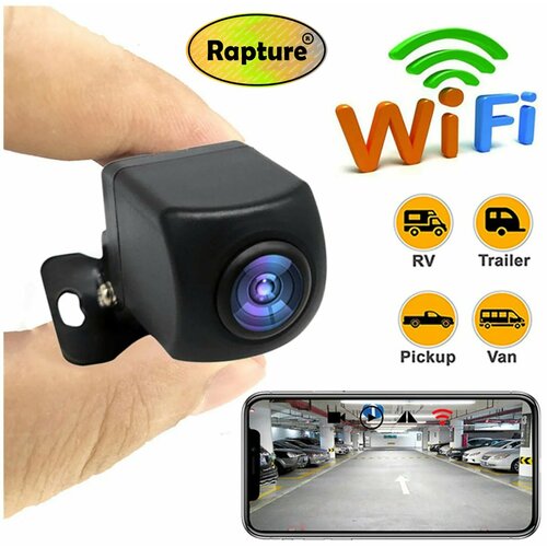 Беспроводная камера заднего-переднего вида Rapture Cam-301 FHD WiFi для Android IOS для автомобилей прицепов пикапов грузовиков катеров 220100₽