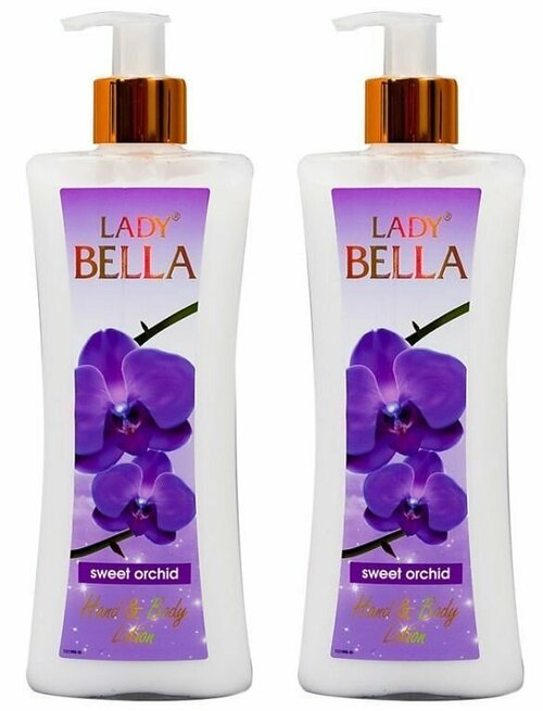 Lady Bella Лосьон для рук и тела Sweet Orchid, 250 мл, 2 штуки