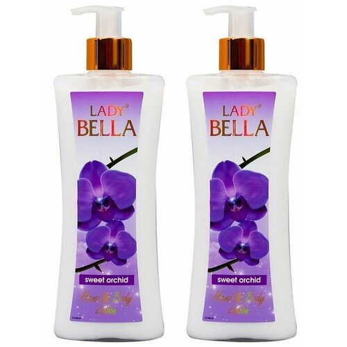 Lady Bella Лосьон для рук и тела Sweet Orchid, 250 мл, 2 штуки лосьон для тела lady bella лосьон для рук и тела cherry blossom