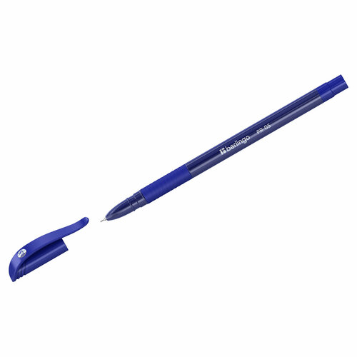 Ручка шариковая Berlingo PR-05 синяя, 0,5мм, грип, 8 штук