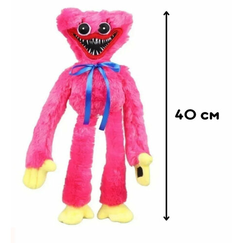 Kissy Missy мягкая игрушка 40 см/ Кисси Мисси монстр / плюшевая игрушка / Huggy Wuggy Kissy Missy/ персонажи Poppy Playtime