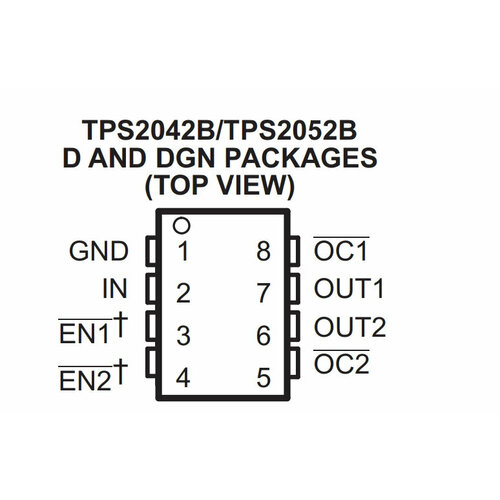 Микросхема TPS2052B