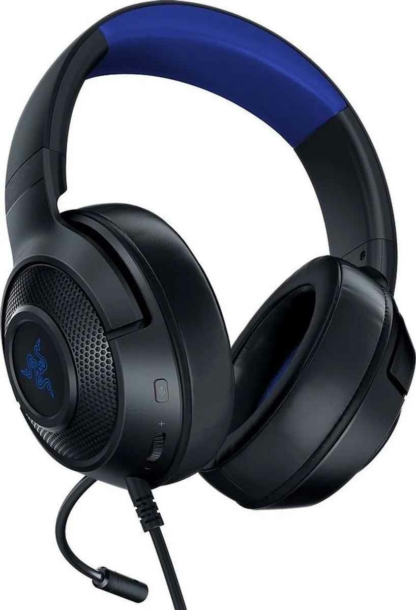 Гарнитура Razer Kraken X (rz04-02890200-r3m1) для ПК и игровых консолей, черно-синяя — фото 1