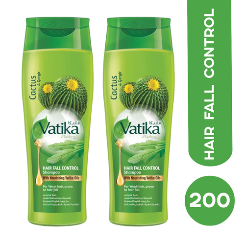 Vatika Hair Fall Control Шампунь для волос против выпадения 200 мл - 2 шт