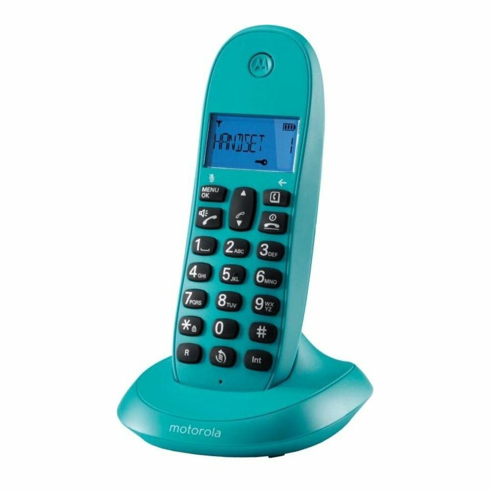 РТелефон Dect Motorola C1001LB бирюзовый АОН