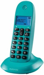 Радиотелефон Motorola Solutions Motorola DECT C1001LB+, бирюзовый