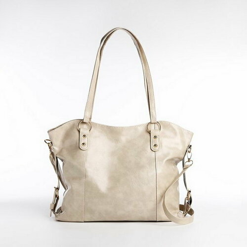 фото Сумка шоппер сима-ленд, бежевый сима-лэнд