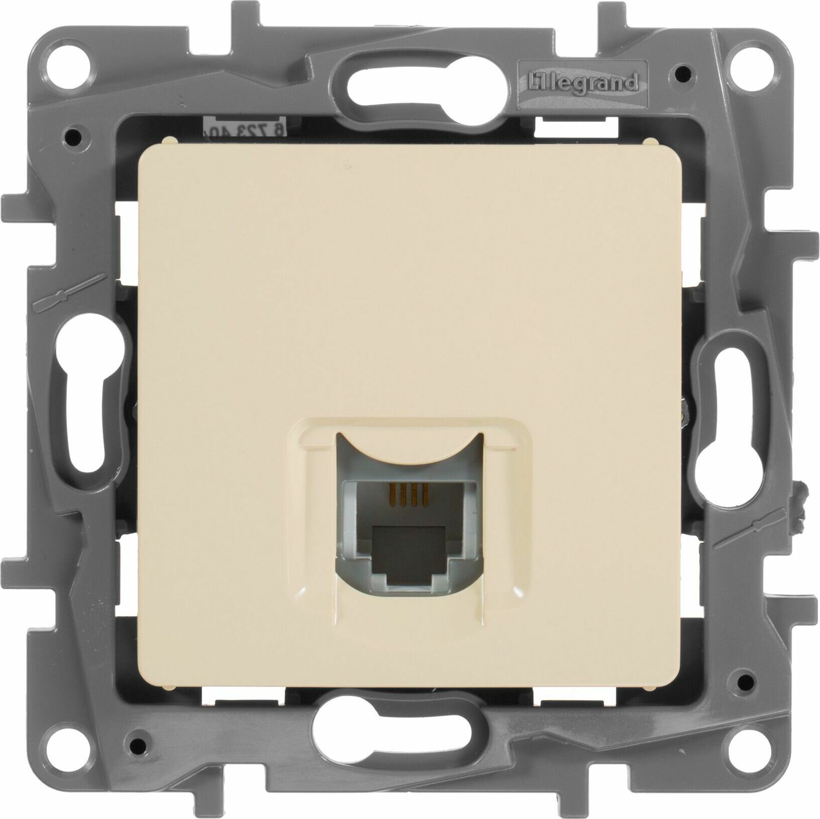 Розетка Legrand Etika RJ11 термопласт IP20 цвет слоновая кость