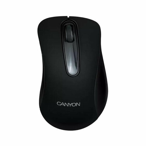 Мышь компьютерная Canyon MW-2 DPI1200, 3кн, Черный (CNE-CMSW2) мышь canyon cne cms02b black usb черный