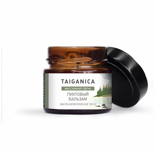 фото Свеча массажная TAIGANIKA Пихтовый бальзам, 100 мл