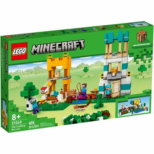 LEGO Minecraft Ящик для Крафта 4 21249 книга бомбора minecraft лучшие идеи для твоего набора lego