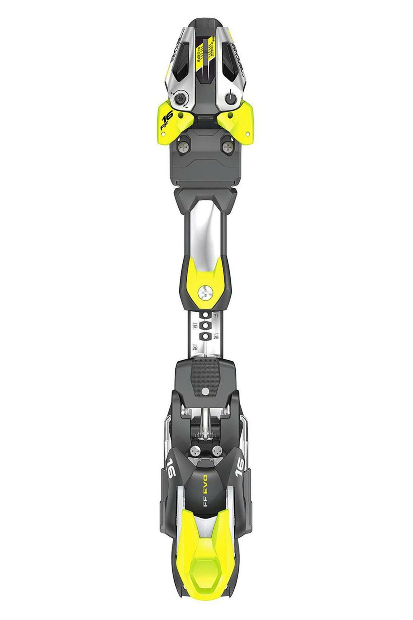 Горнолыжные крепления HEAD независимые FREEFLEX EVO 16 BRAKE 85 [A] black/white/flash yellow (мм:85)