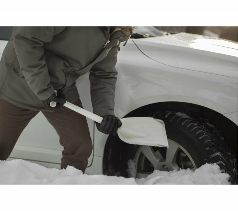 Лопата автомобильная FISKARS SnowXpert 1019347, размер ковша: 26x22 см, длина: 63 см — фото 4