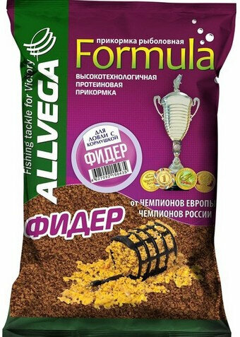 Прикормка ALLVEGA Formula Feeder 0,9 кг (фидер) — фото 2