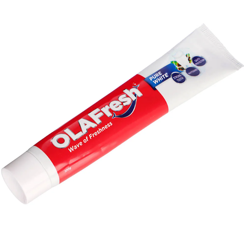 OLAFresh Зубная паста Pure White, отбеливающая, 100 гр отбеливающая зубная паста v34 корректор цвета удаление орального дыхания эмалированная зубная паста ремонт пятен и удаления пятен x8k0