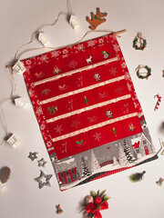 Рождественский Адвент-календарь с вышивкой
