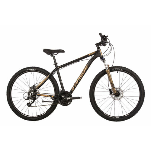 фото Горный велосипед stinger bike stinger 27.5" element pro золотистый, алюминий, размер 20" 27ahd. elempro.20gd3