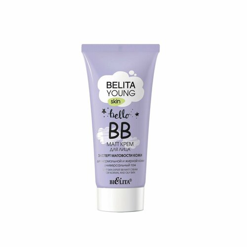 Витэкс ВВ-matt Крем для лица BELITA YOUNG SKIN Эксперт матовости кожи для нормальной и жирной кожи, 30 мл белита вв крем young skin эксперт матовости кожи 30 мл