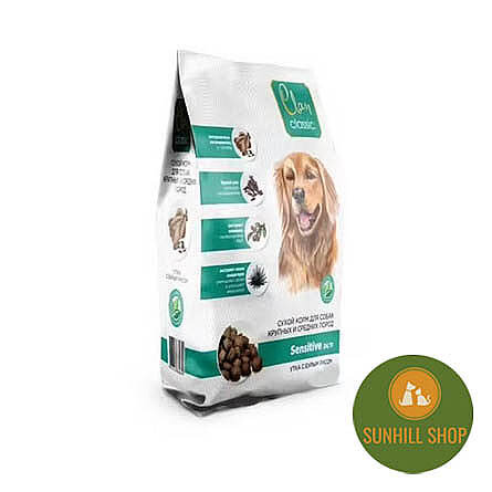 CLAN CLASSIC Sensitive-24/11 Сухой корм для собак средних и крупных пород Утка рис